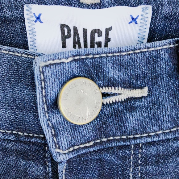 Paige Verdugo Ultra Skinny Blue Denim Skinny Jeans - size 24 - Picture 4 of 8
